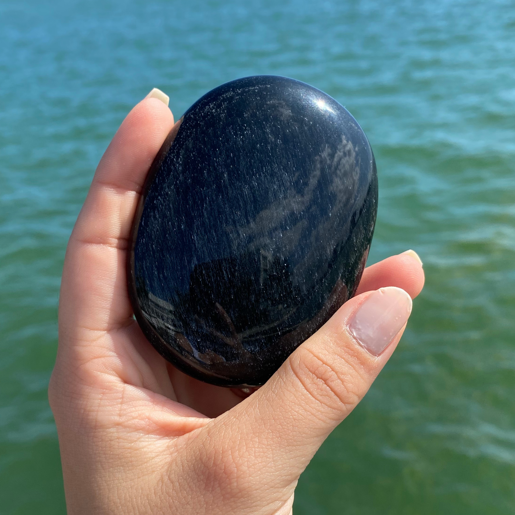 Rainbow Obsidian Palm Stones