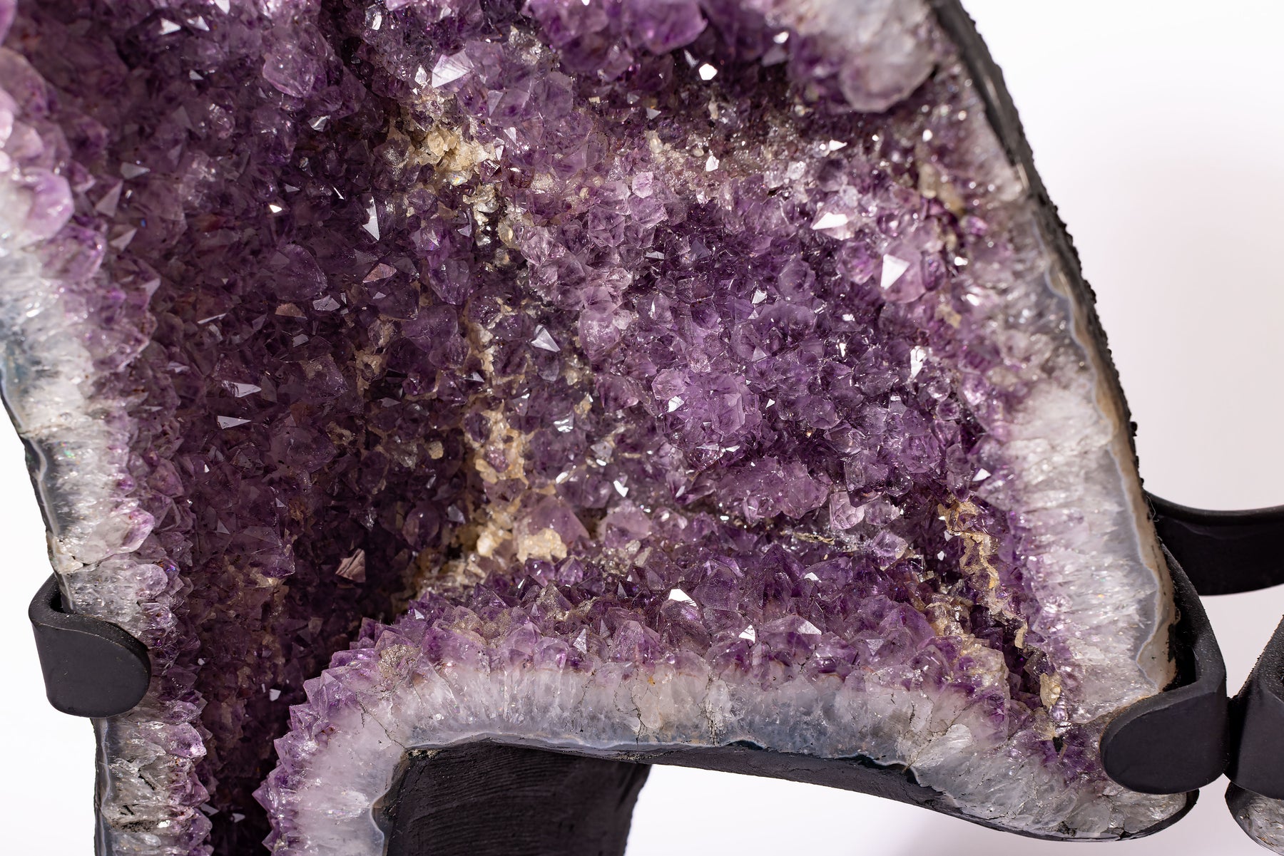 Amethyst Geode with Calcite