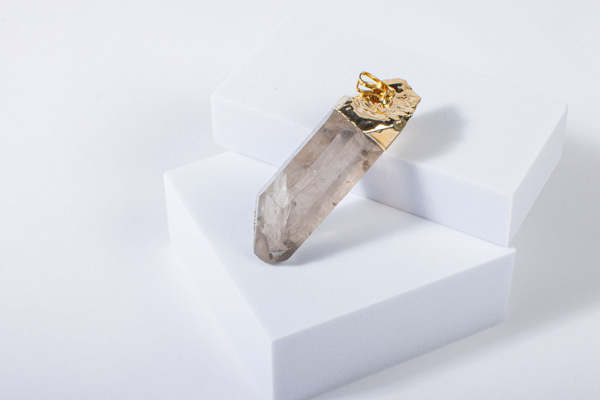 Clear Quartz Pendant - From Tibet