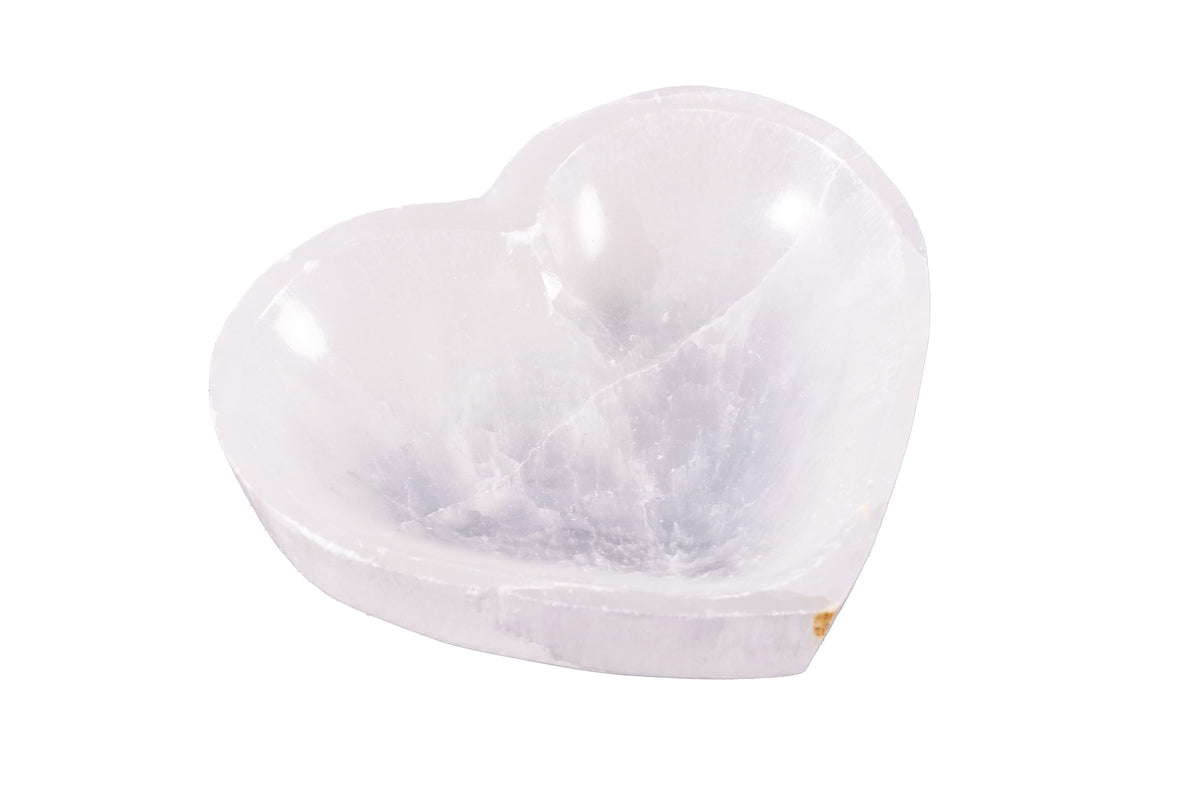 Selenite Heart Bowl