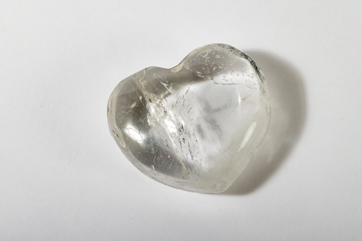 Clear Quartz Heart