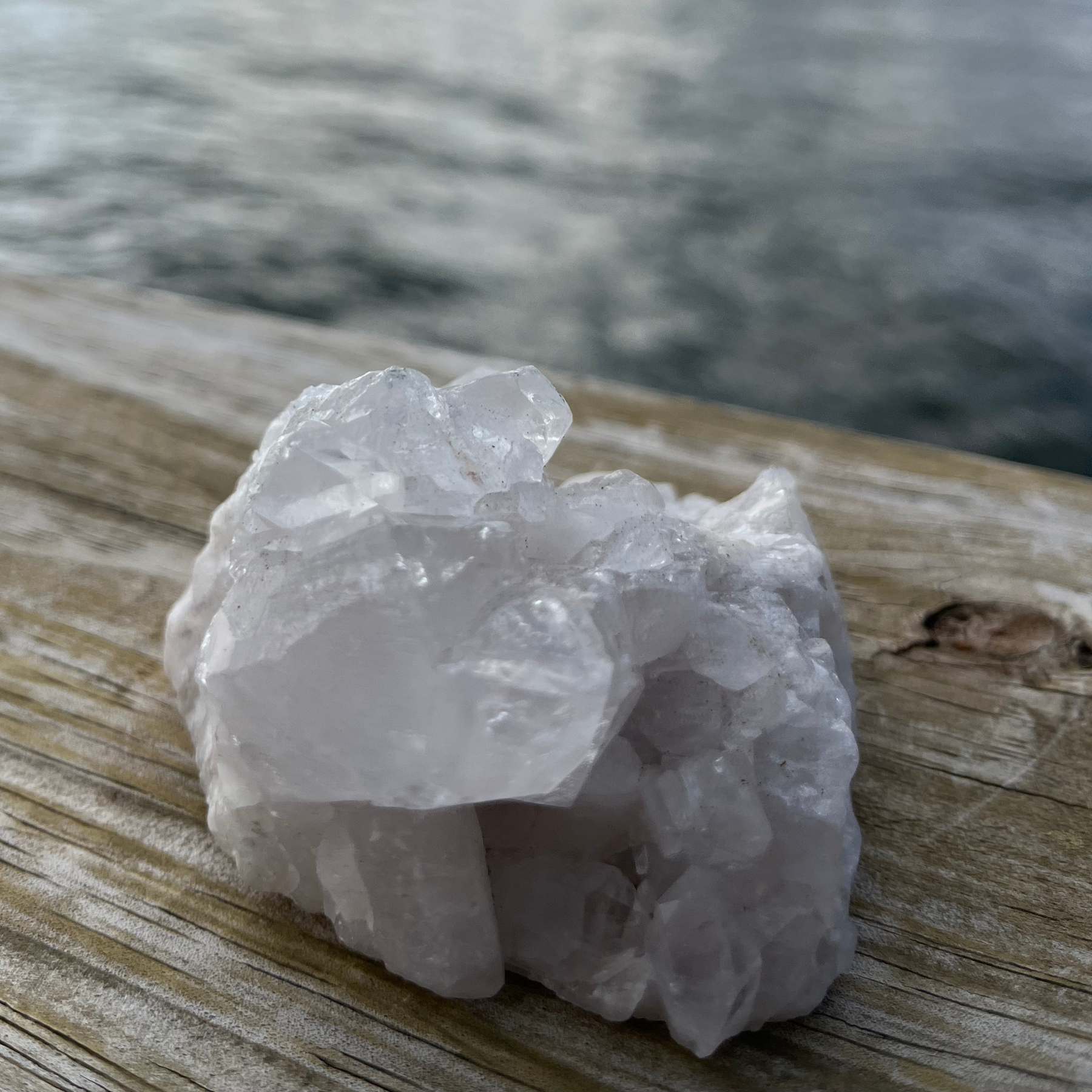 Clear Quartz Card Holder