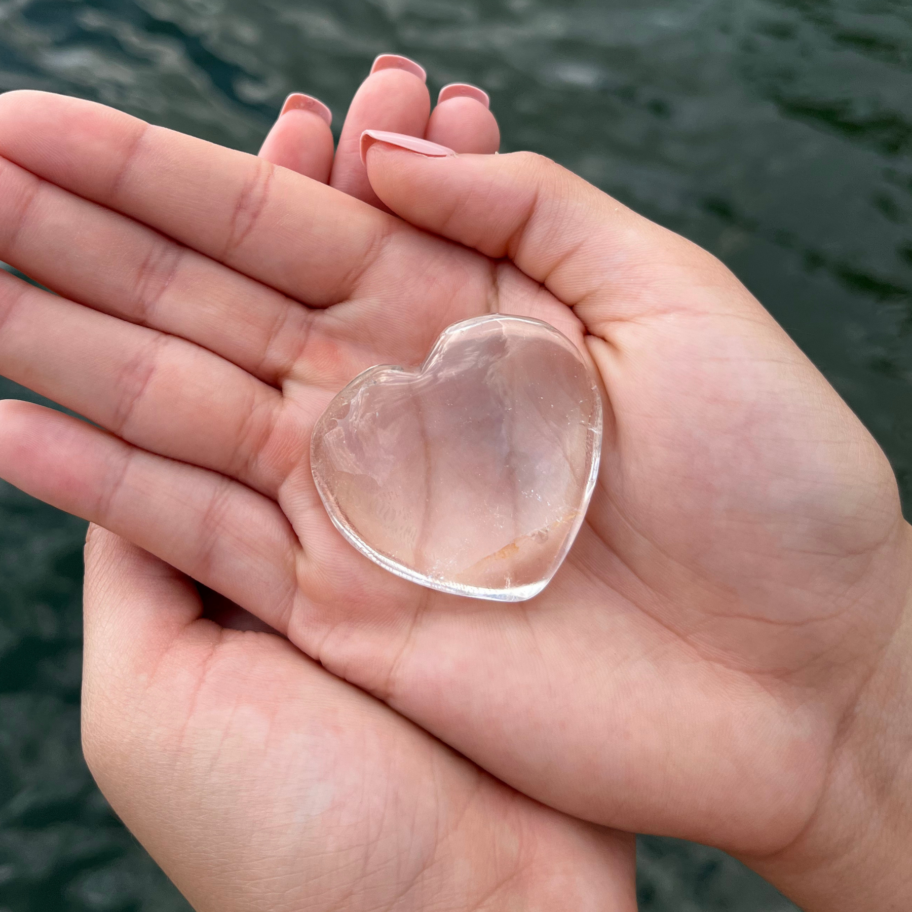 Clear Quartz Heart