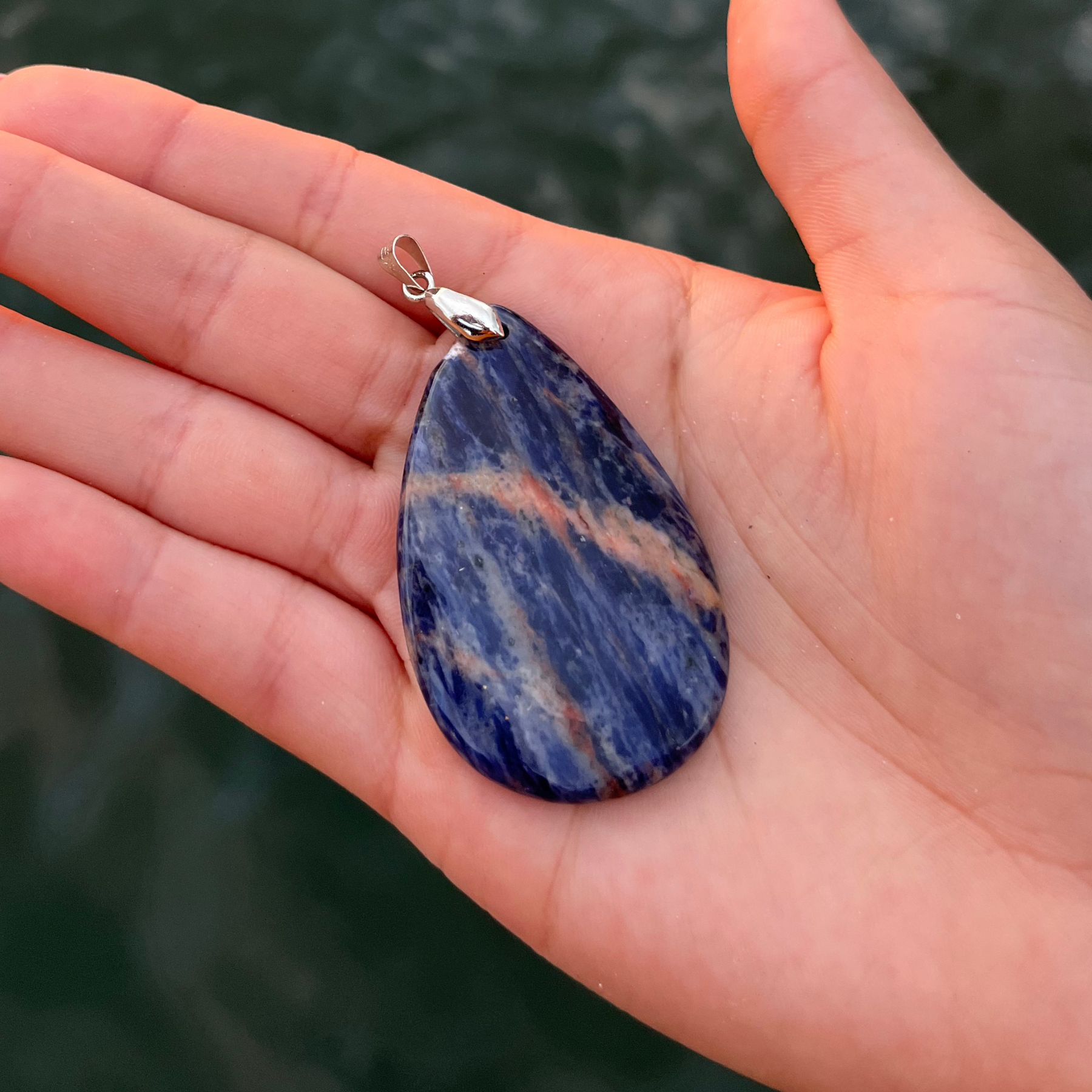 Lapis Lazuli Oval Pendant