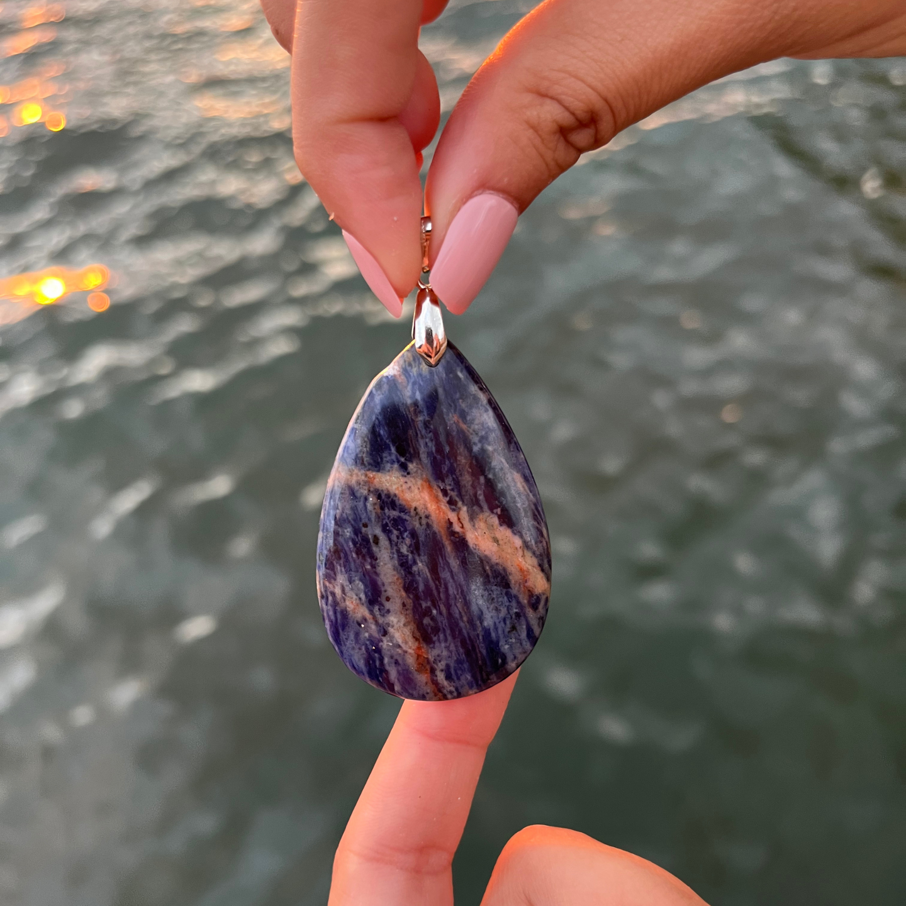 Lapis Lazuli Oval Pendant