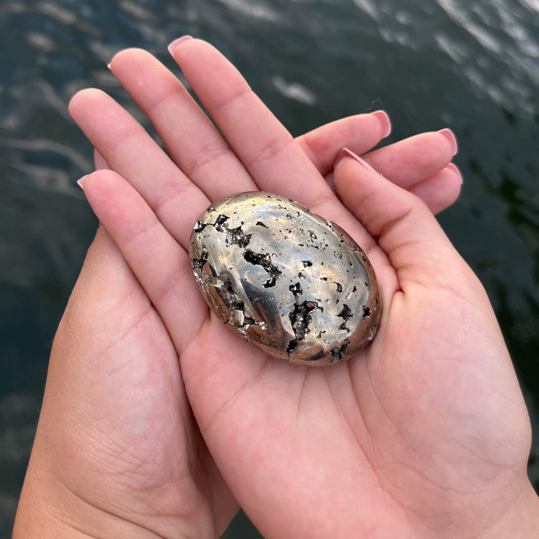 Pyrite Palmstone