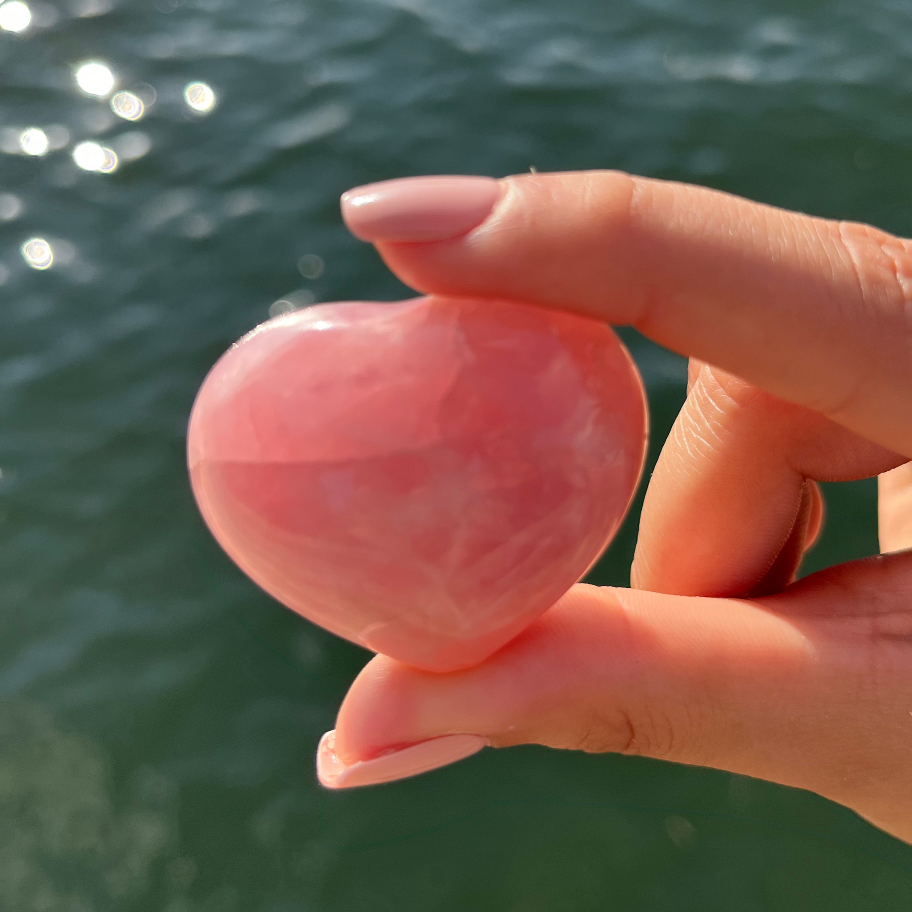 Rose Quartz Heart