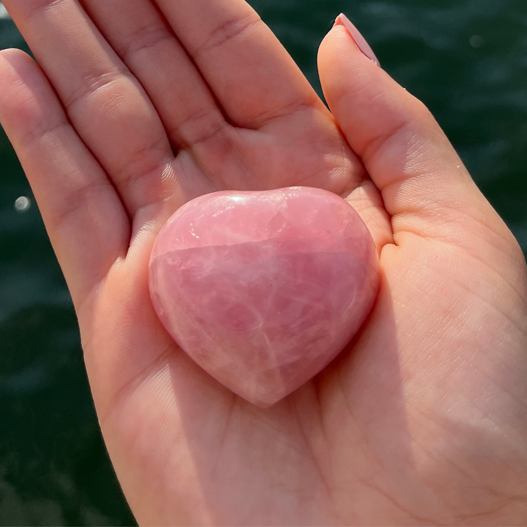 Rose Quartz Heart