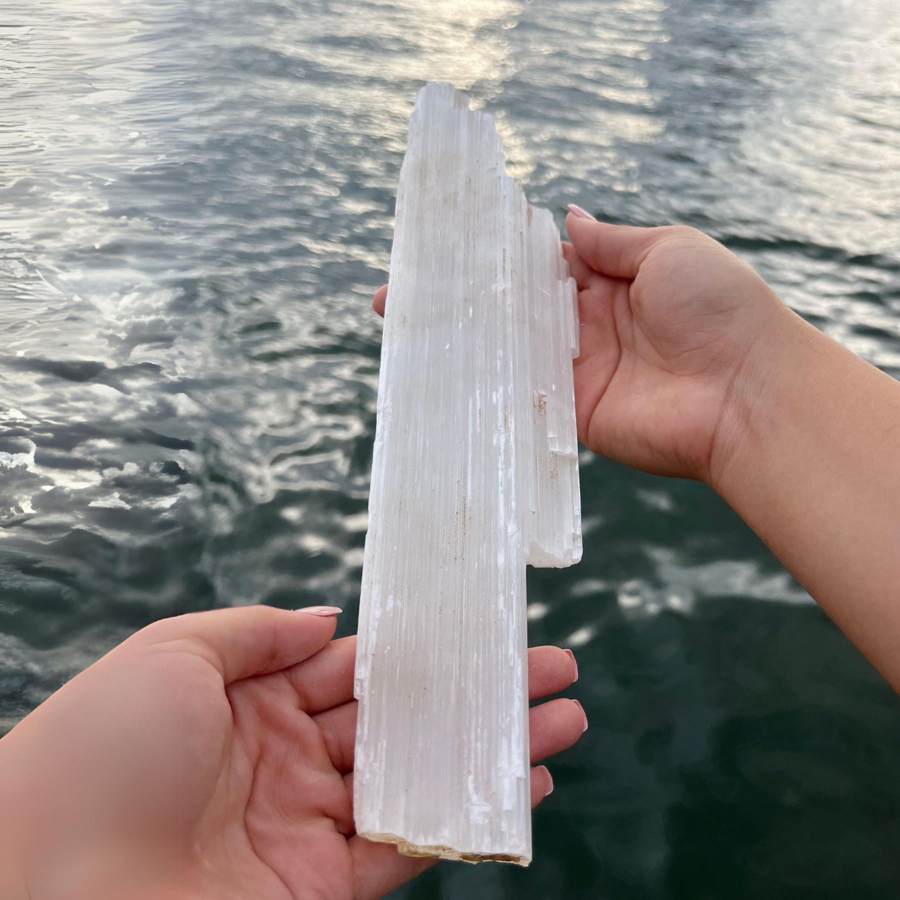 Selenite Raw Crystal Chunk