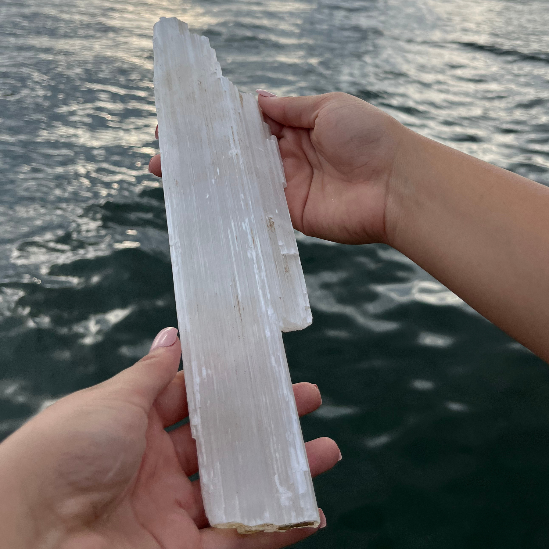 Selenite Raw Crystal Chunk