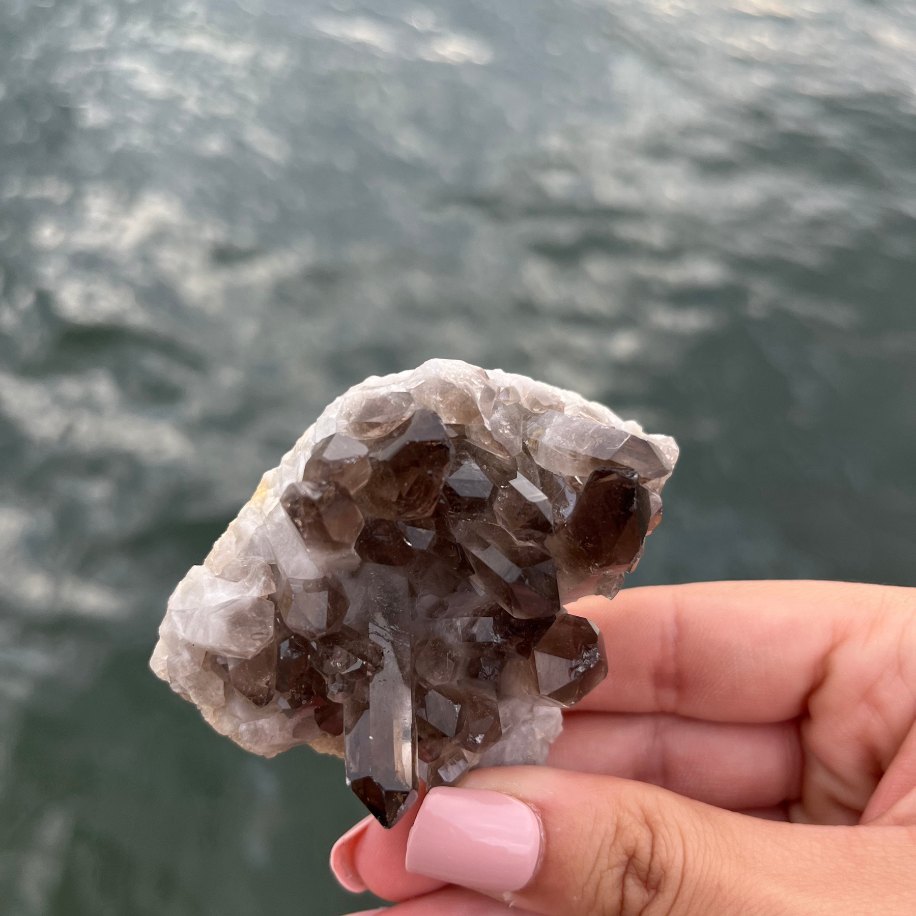 Smoky Quartz Druse