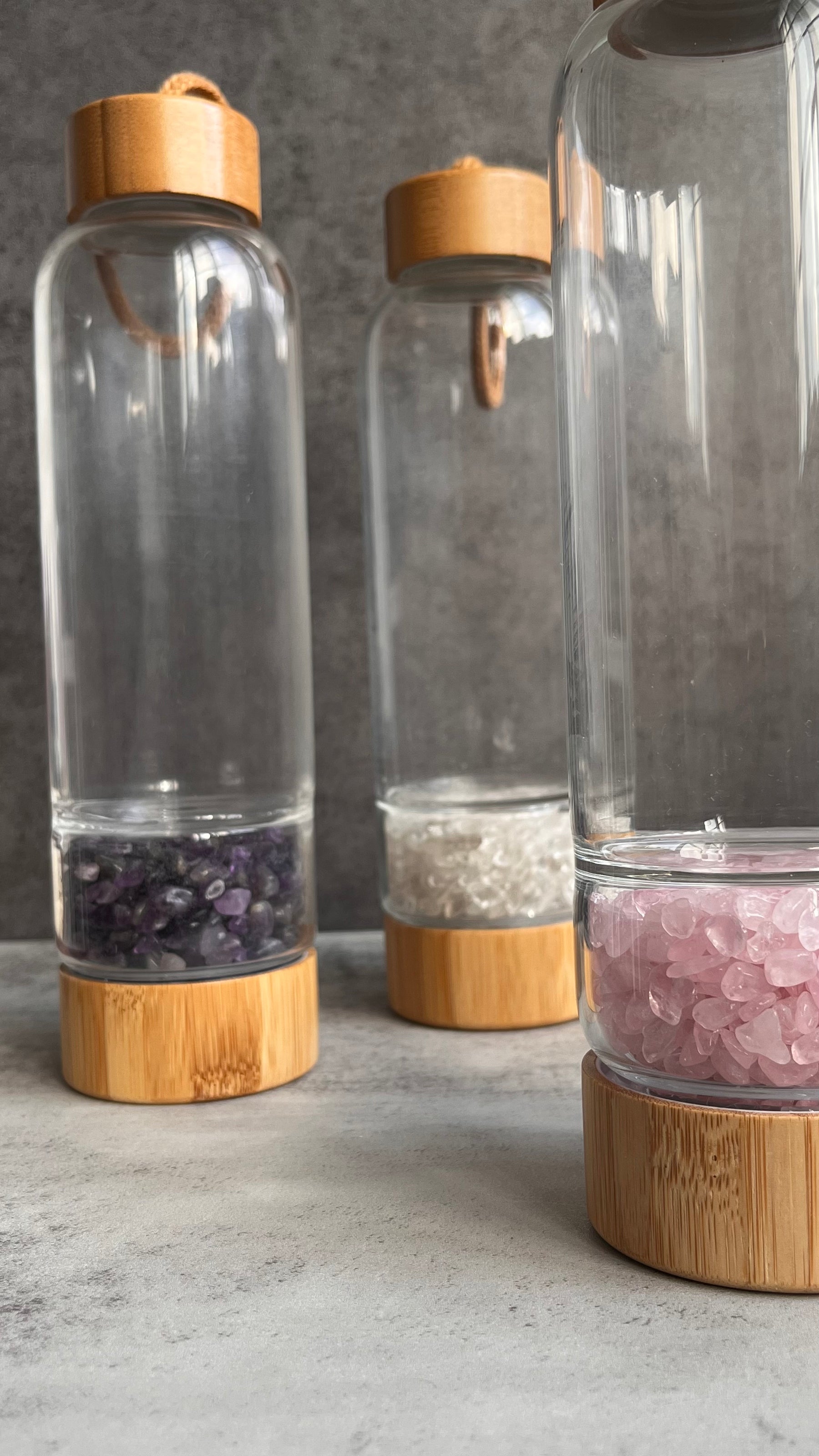 The Sip Vessel - Crystal Infused Water Bottle