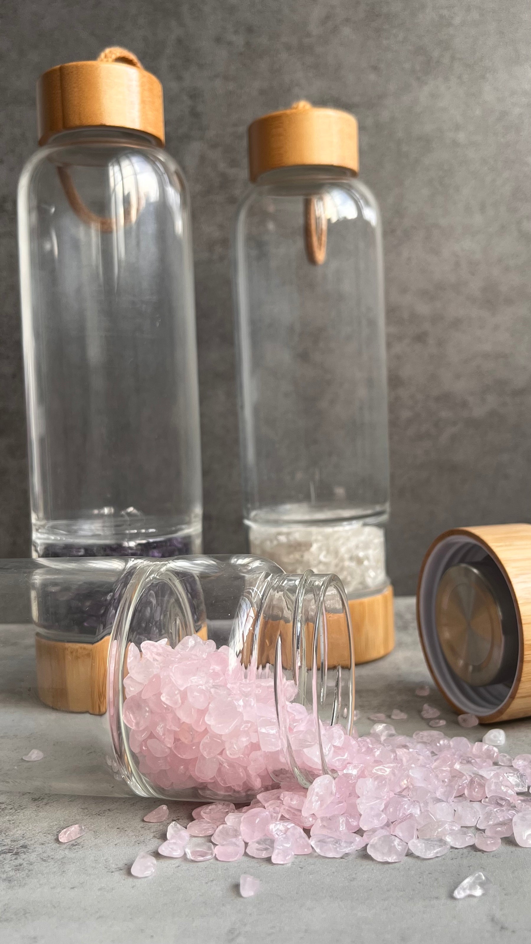 The Sip Vessel - Crystal Infused Water Bottle