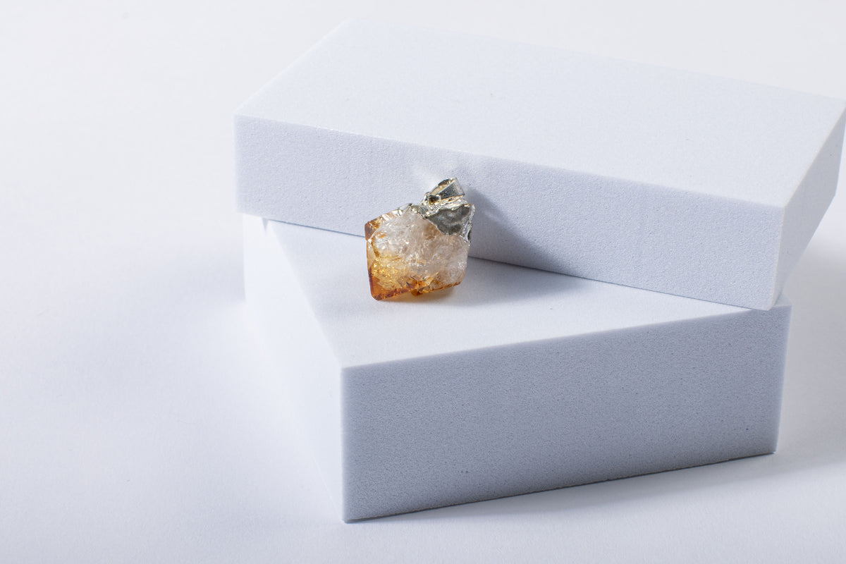 Raw Citrine Pendant