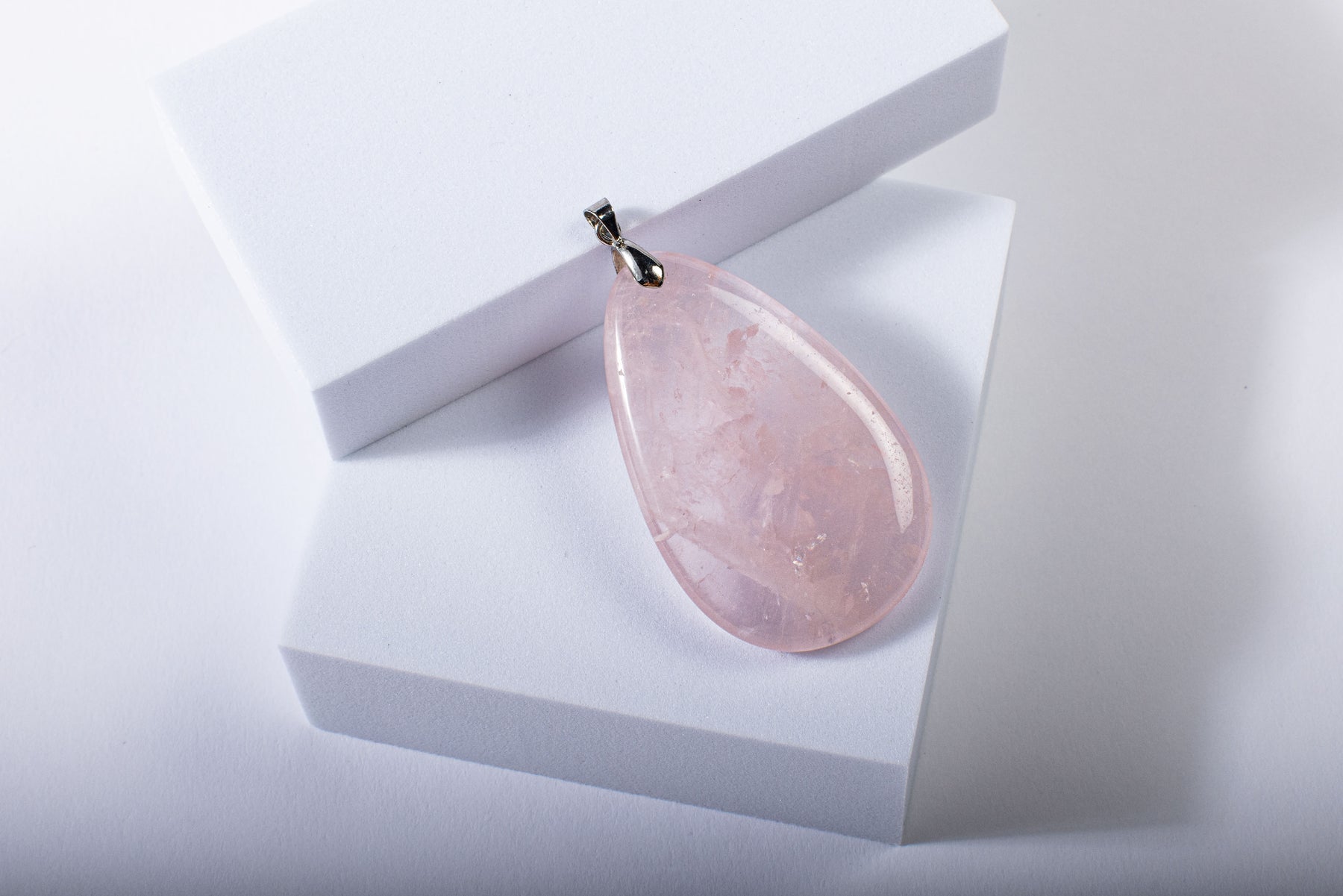 Rose Quartz Oval Pendant