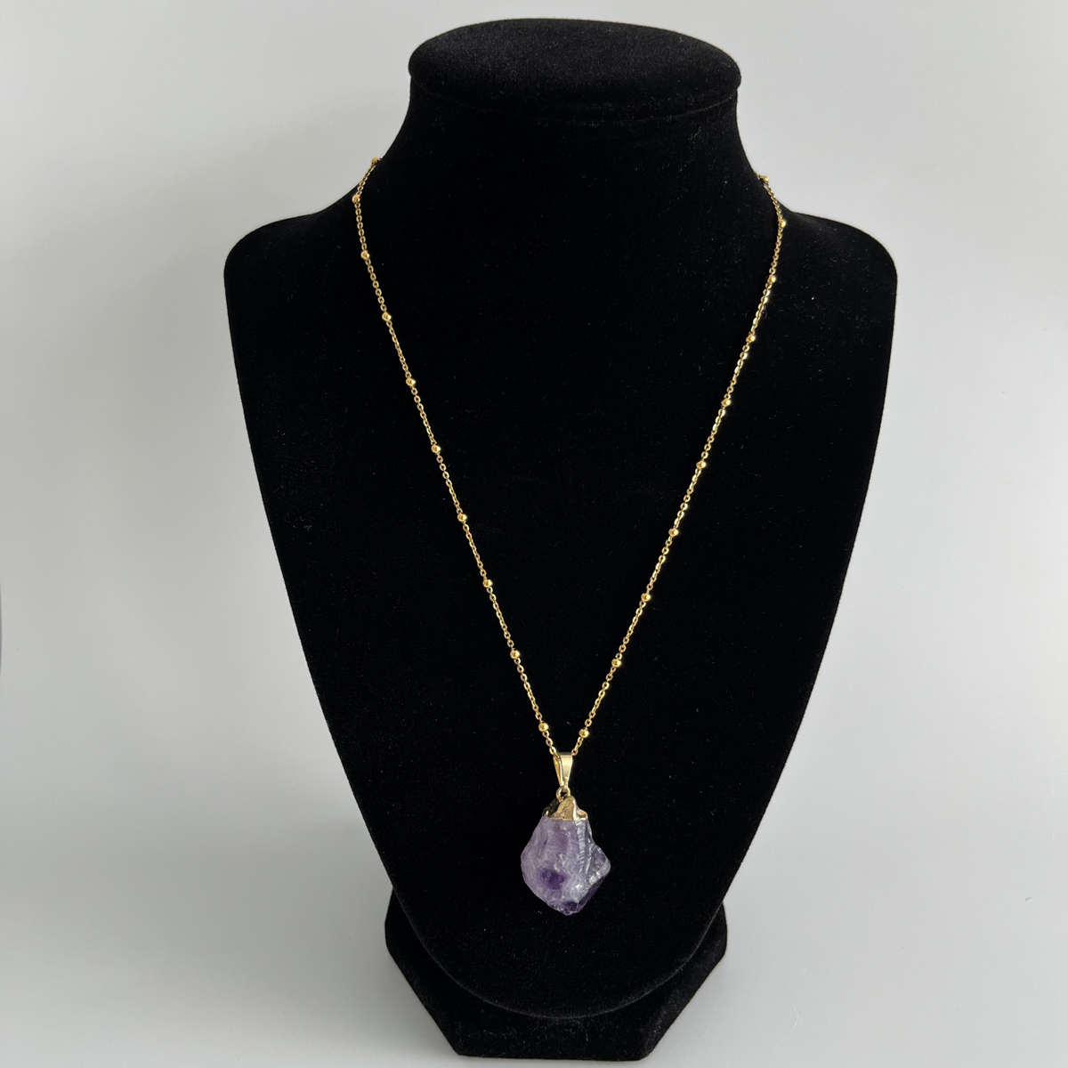 Big Amethyst Raw Pendant