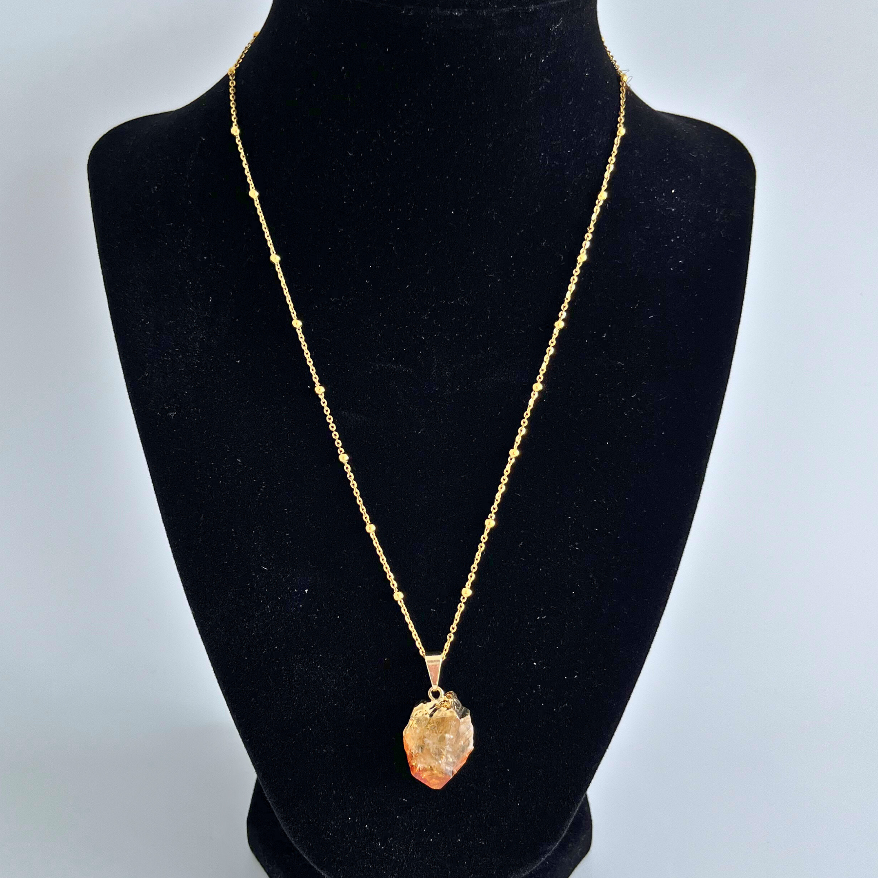 Raw Citrine Pendant