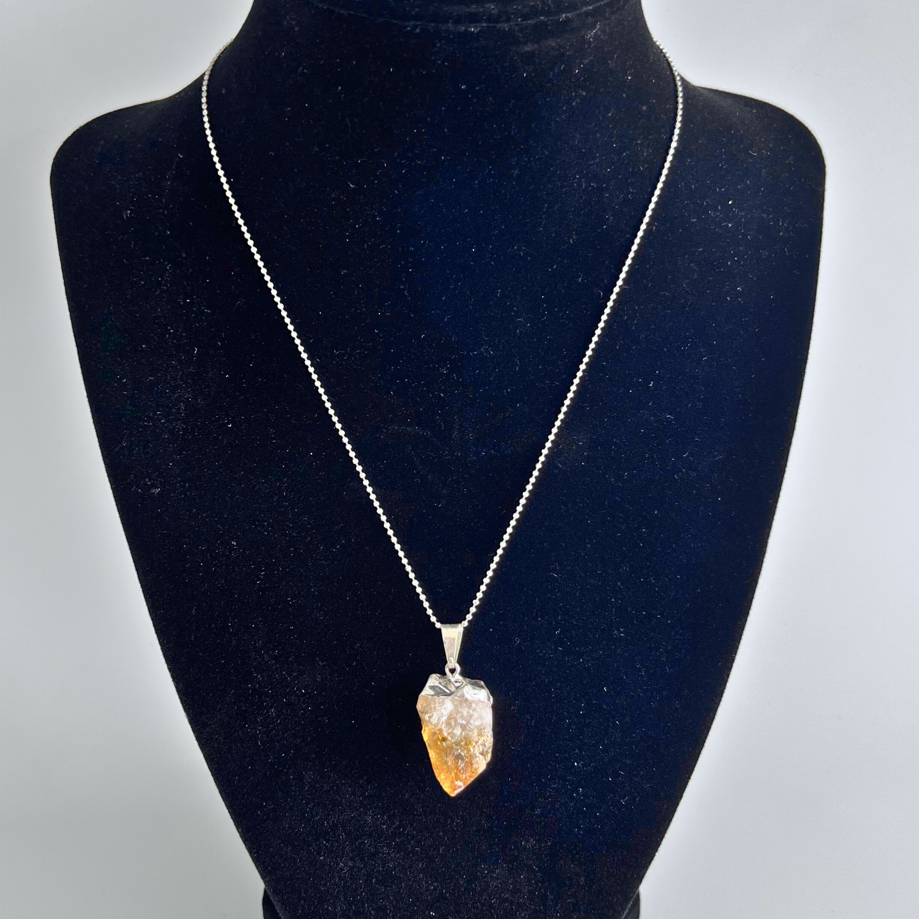 Raw Citrine Pendant