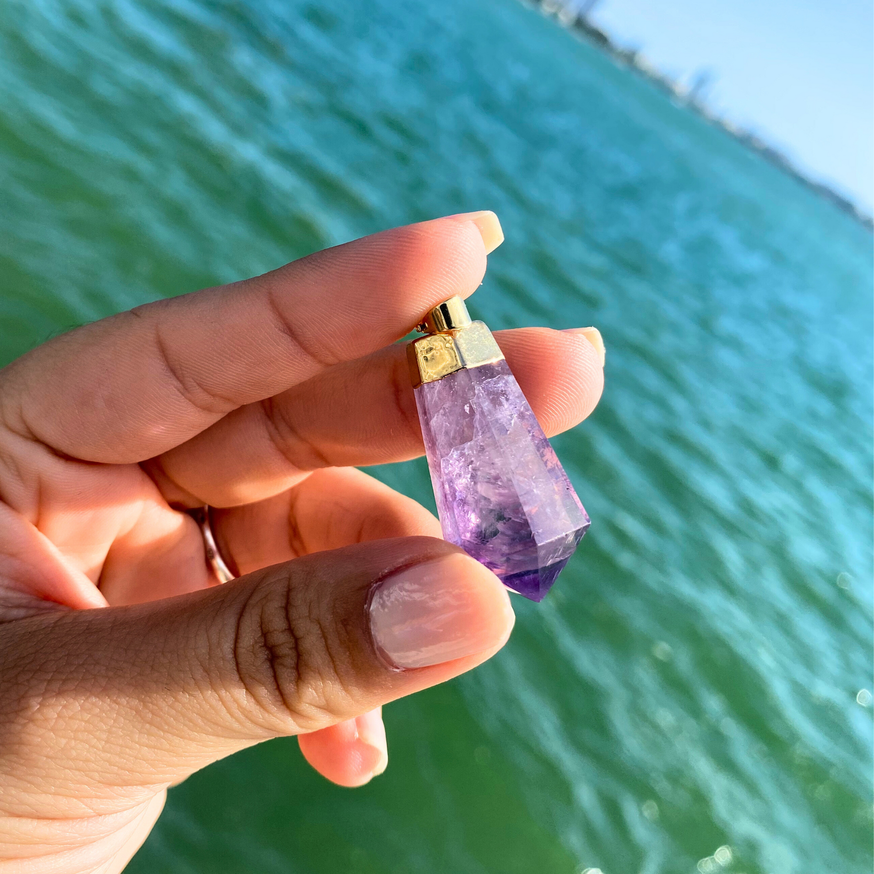 Crystal Drop Pendant