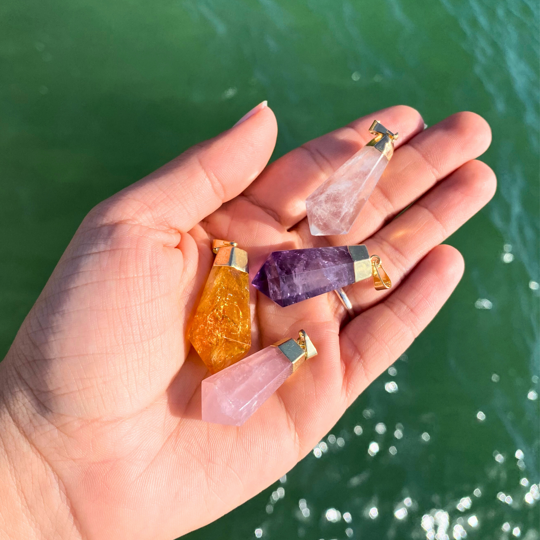 Crystal Drop Pendant