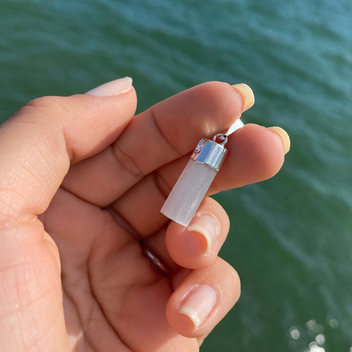 Selenite Pendant