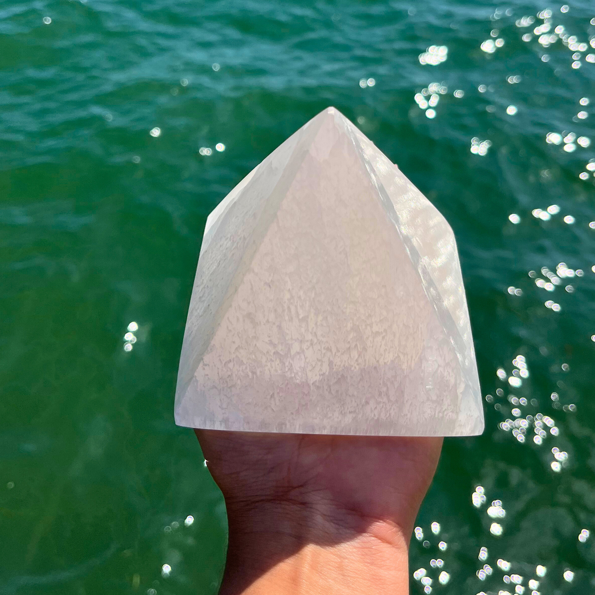 Selenite Pyramids