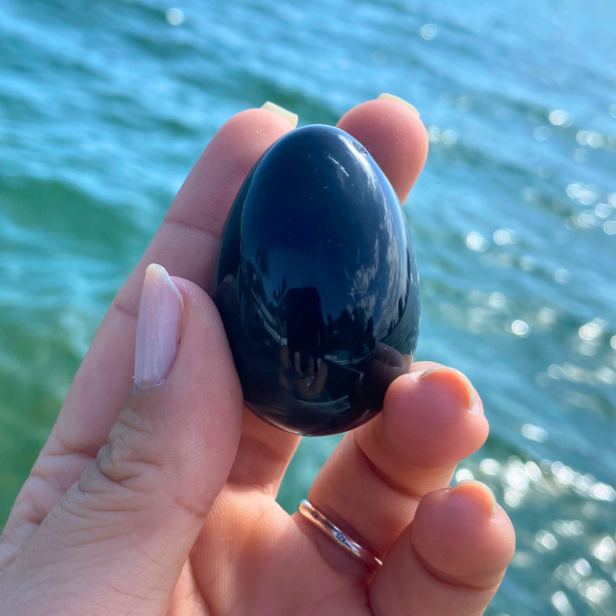 Obsidian Yoni Eggs