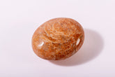 Peach Moonstone Palm Stone