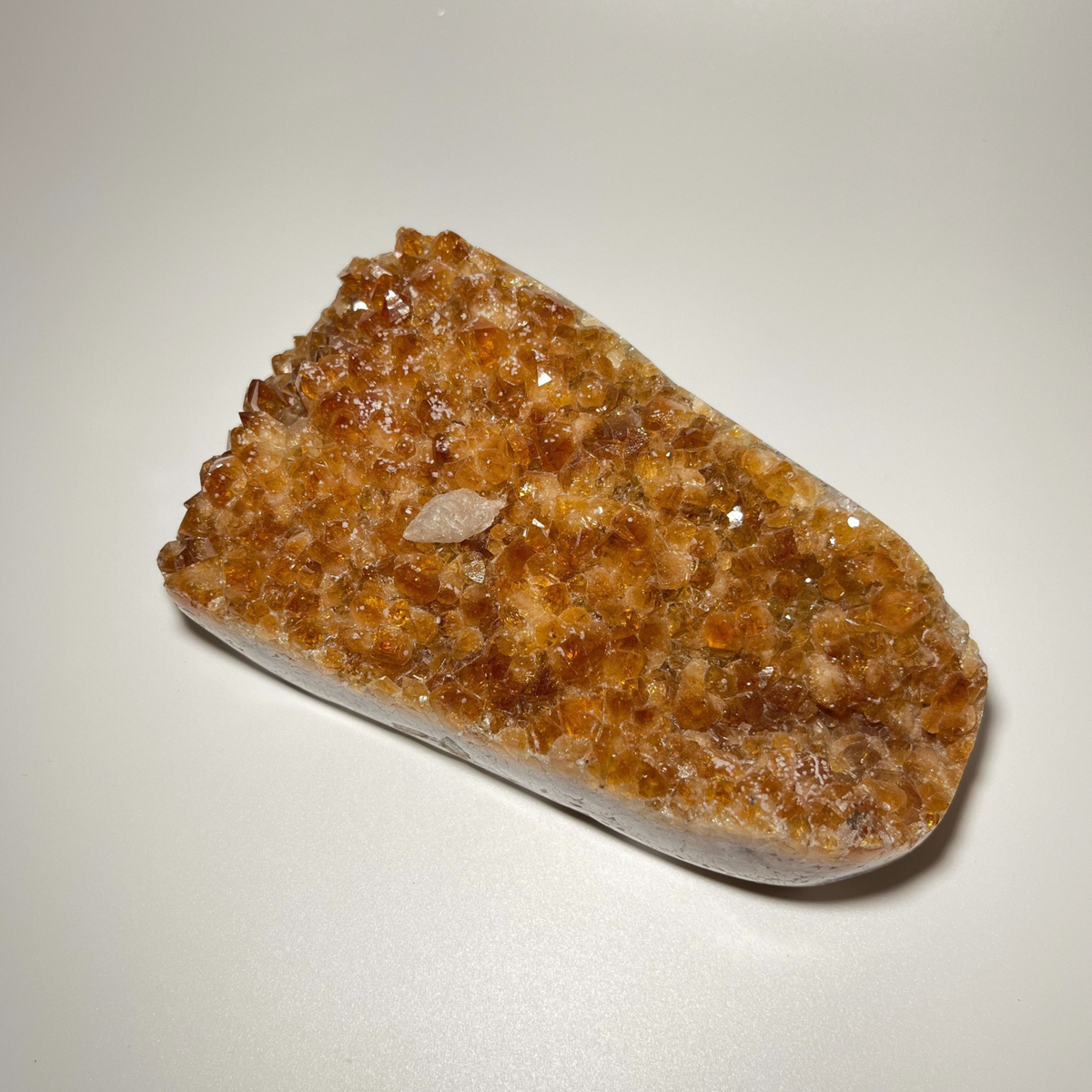 Citrine Cluster with Quartz