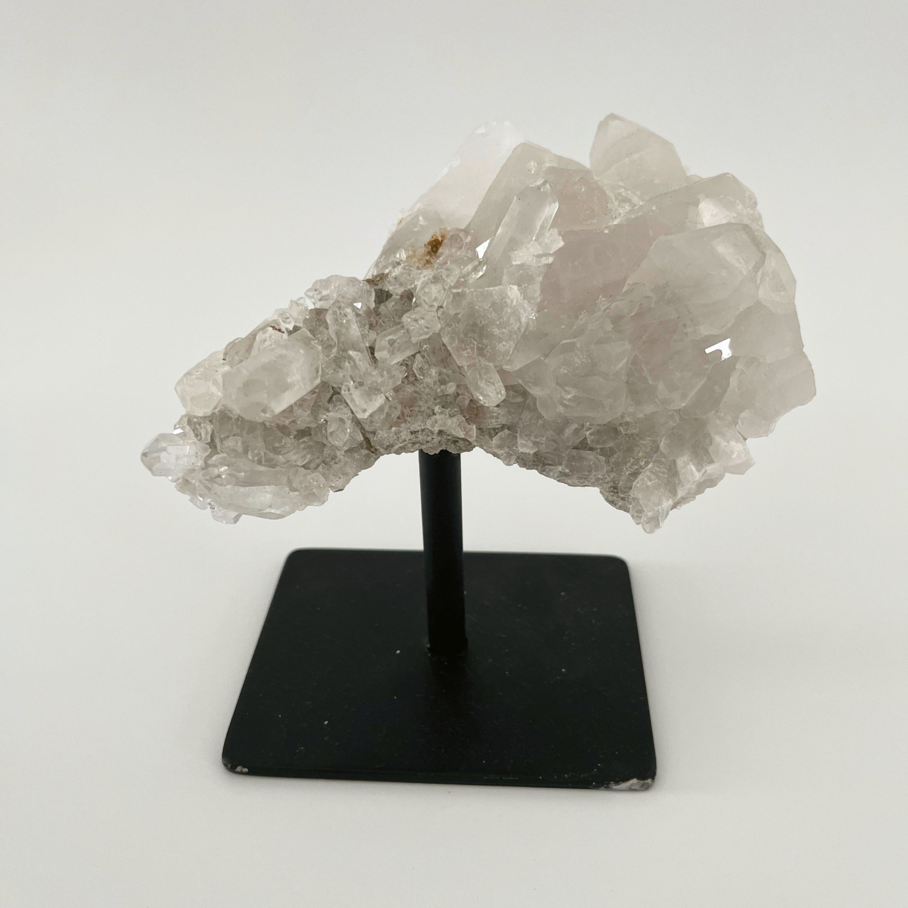 Clear Quartz Cluster on Stand