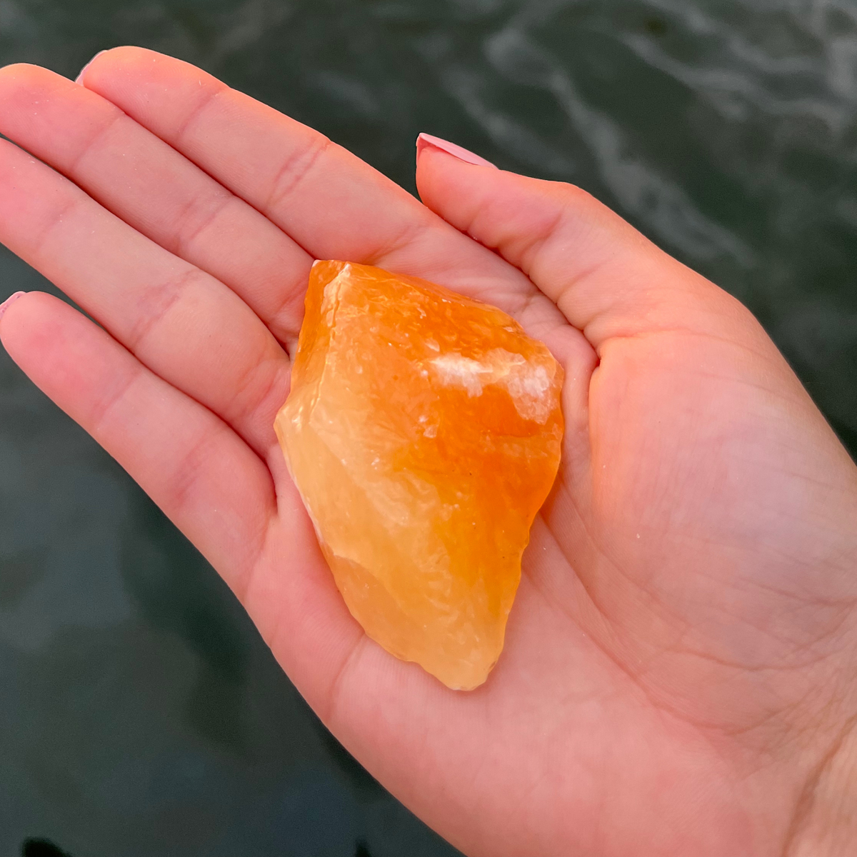 Orange Calcite Crystal