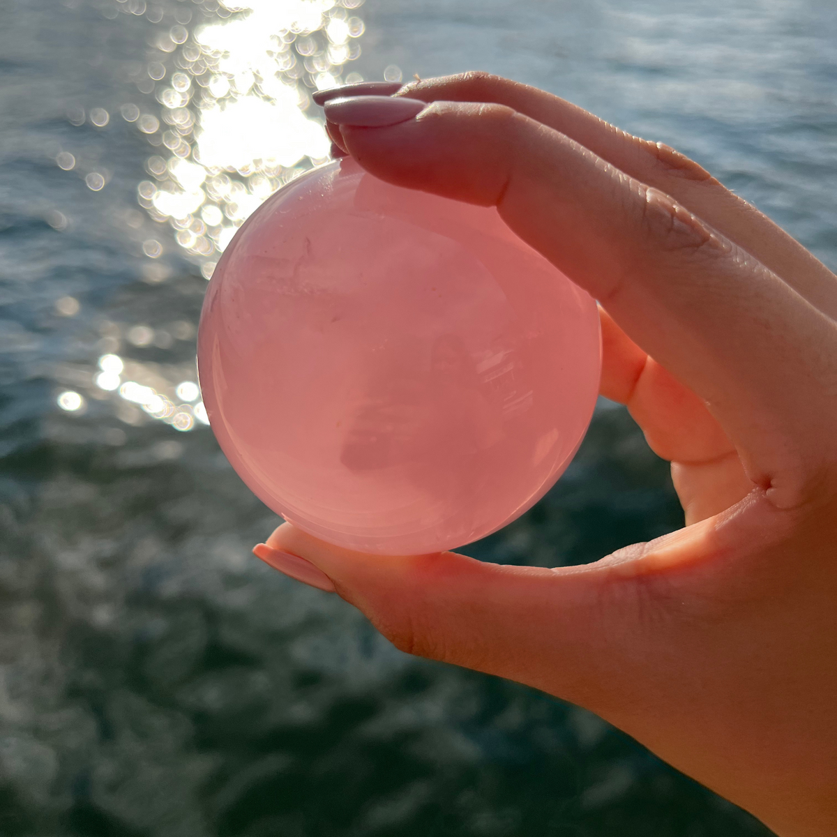 Rose Quartz Sphere