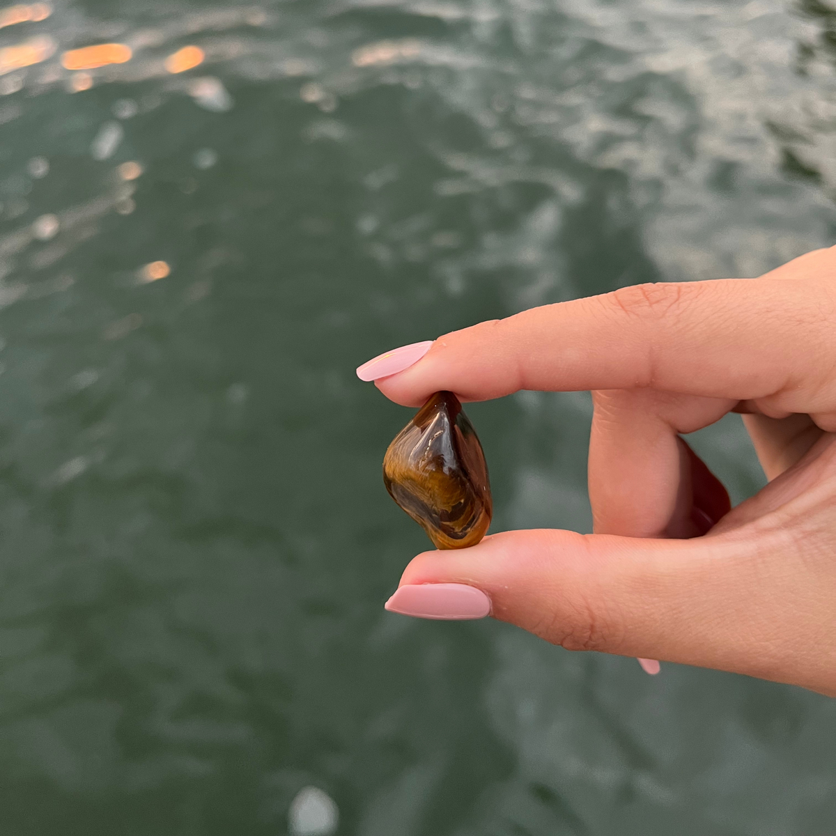 Tiger Eye Tumbled Stone