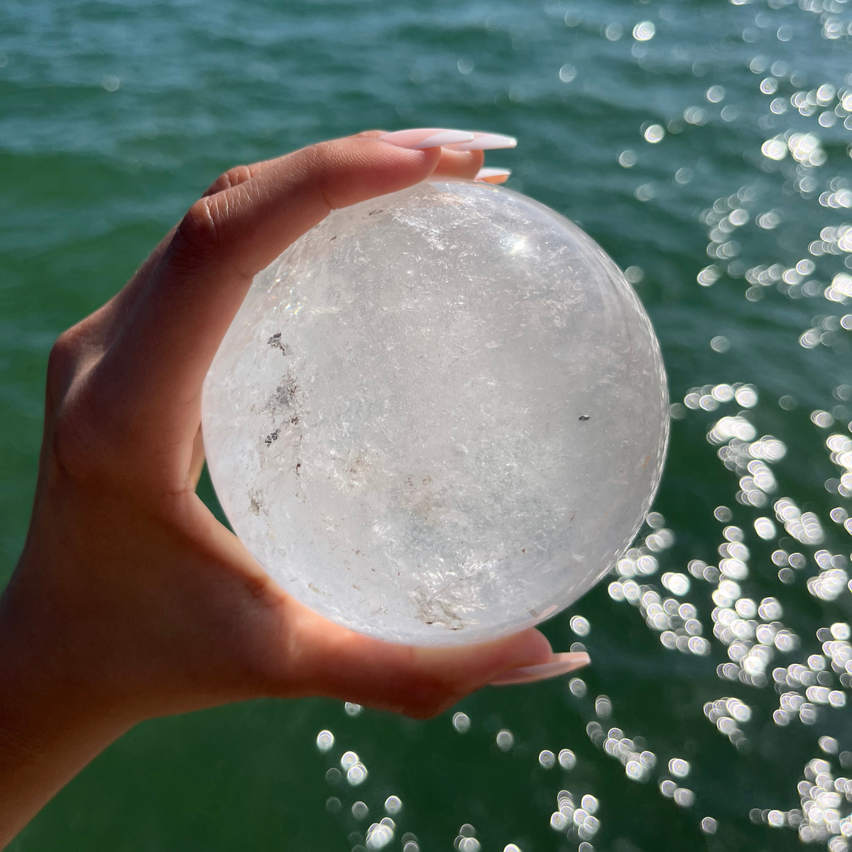 Clear Quartz Spheres