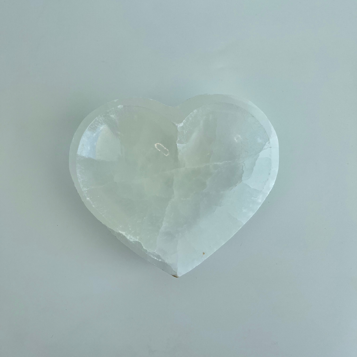 Selenite Heart Bowl