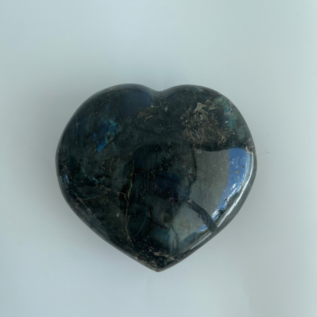 Blue Labradorite Heart