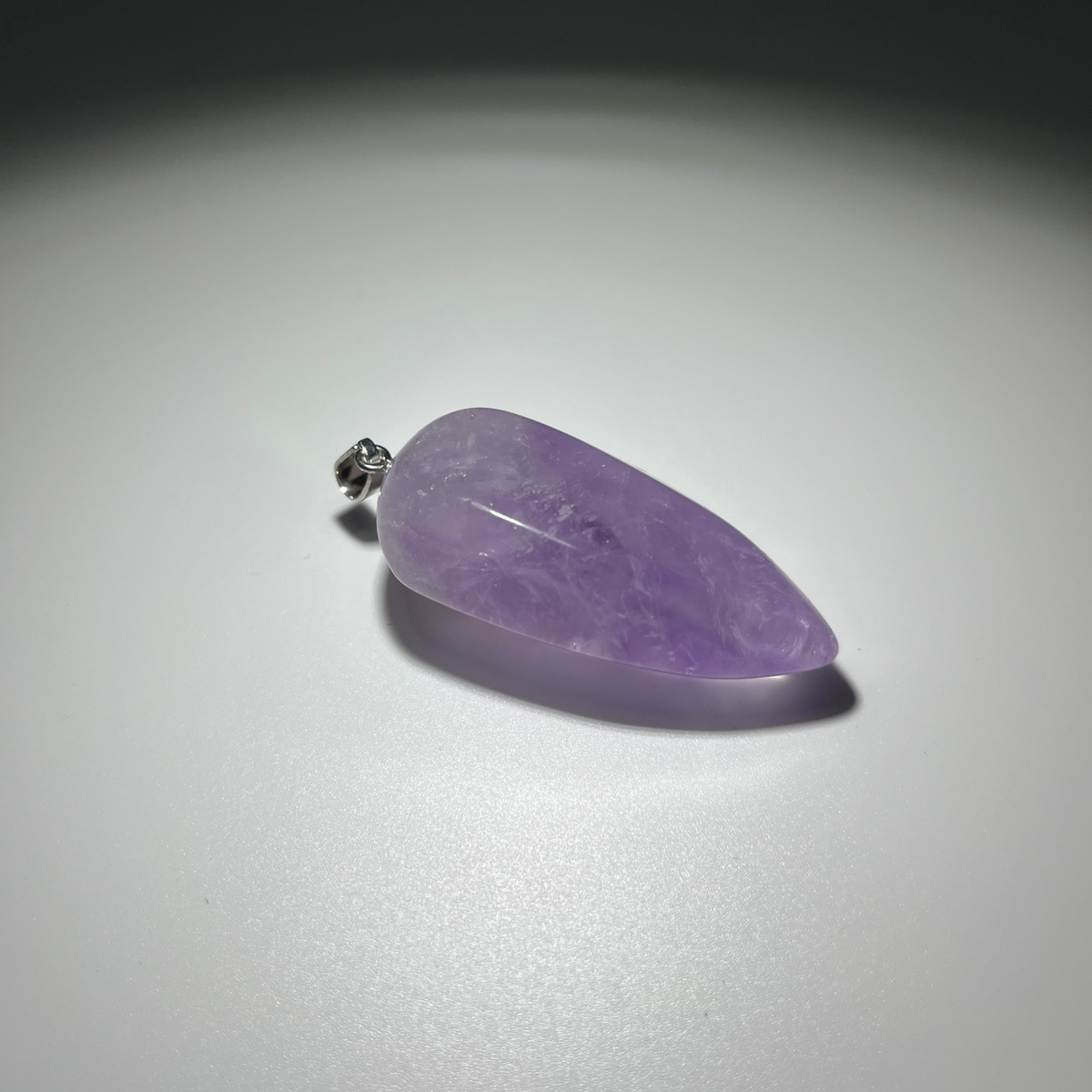 Amethyst Tear Point Pendant