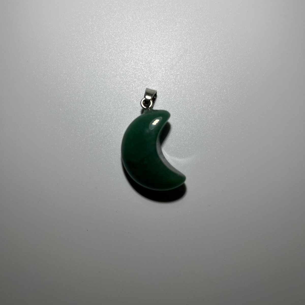 Aventurine Moon Pendant