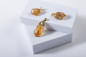Raw Citrine Pendant