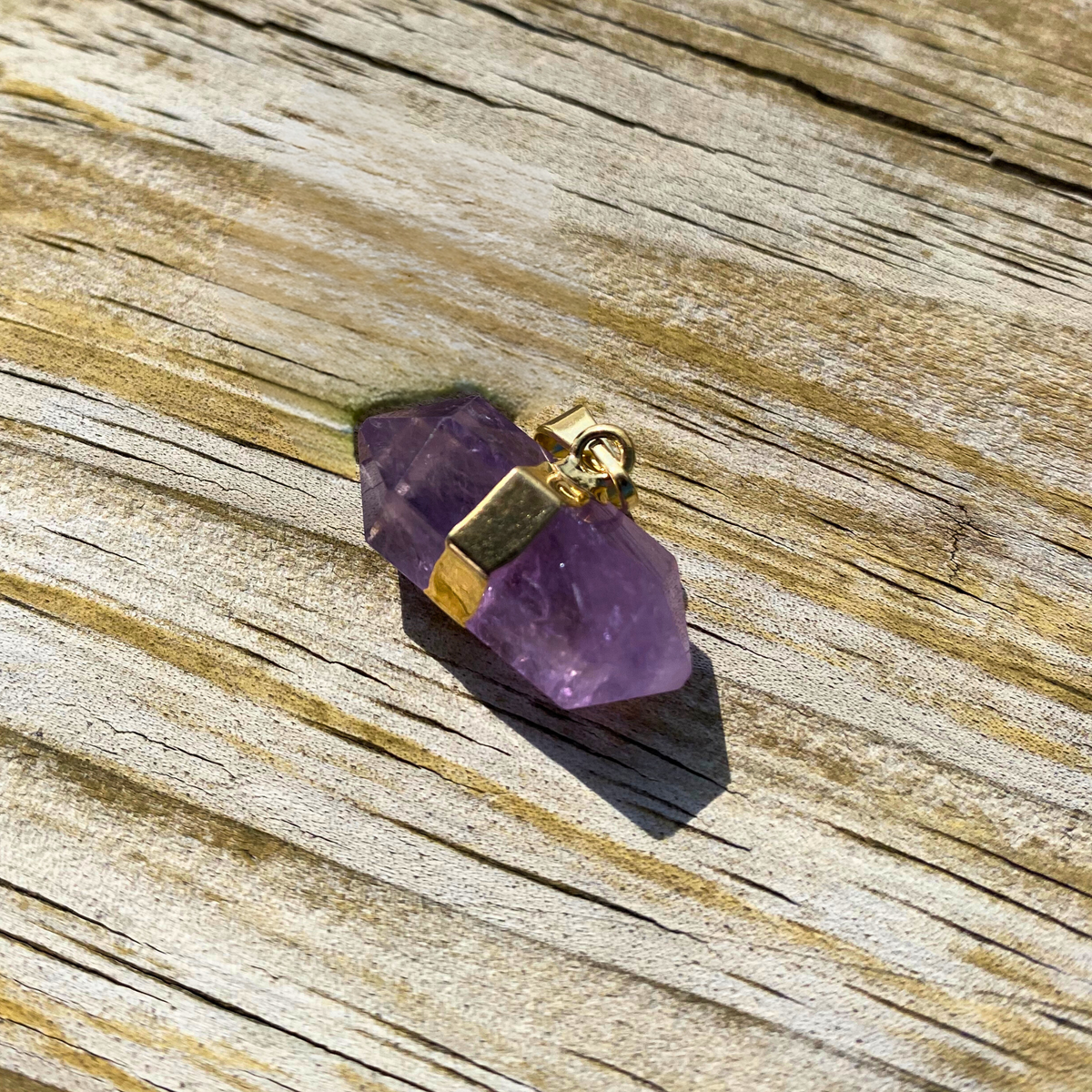 Double Terminated Amethyst Pendant