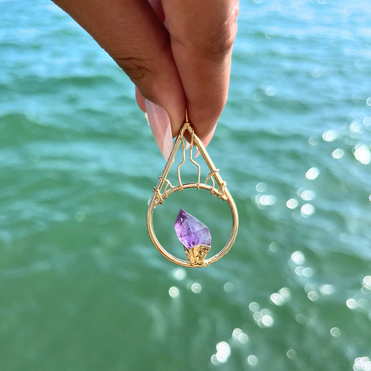 Amethyst Tree of Life Pendant