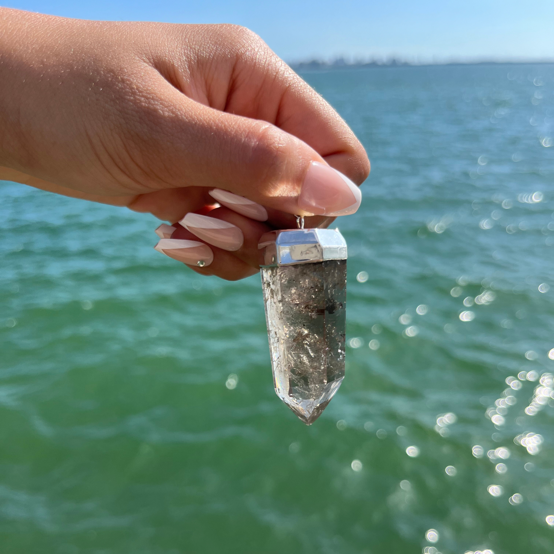 Smokey Quartz Point Pendant