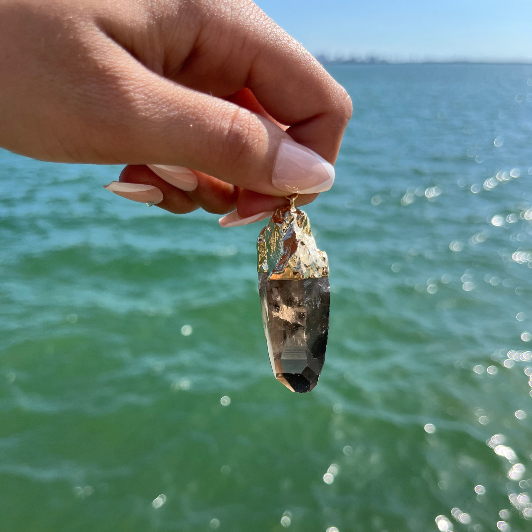 Smokey Quartz Point Pendant